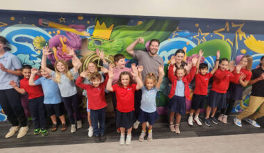 Plato Academy adds murals to the ‘curriculum’