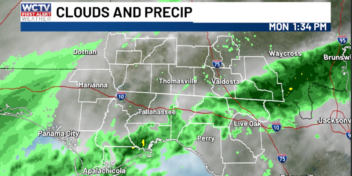 Cam has an update on Monday showers ☔