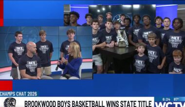 Brookwood boys basketball visits WCTV’s studio
