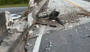 Nassau County overpass closed indefinitely because of Sunday morning crash
