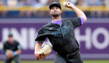 Tampa Bay Rays pitcher Shane McClanahan delivers to the Minnesota Twins during the first inning of a baseball game Saturday, April 25, 2026, in St. Petersburg, Fla. (AP Photo/Chris O'Meara)