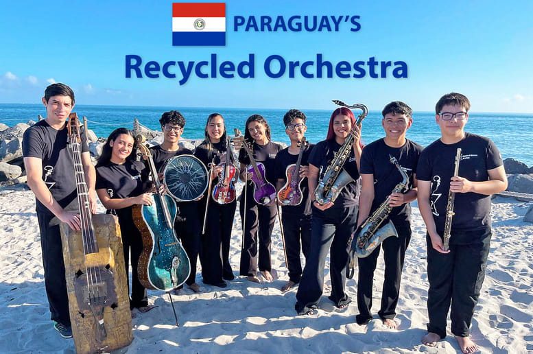 ‘Recycled Orchestra’ plays instruments made from trash