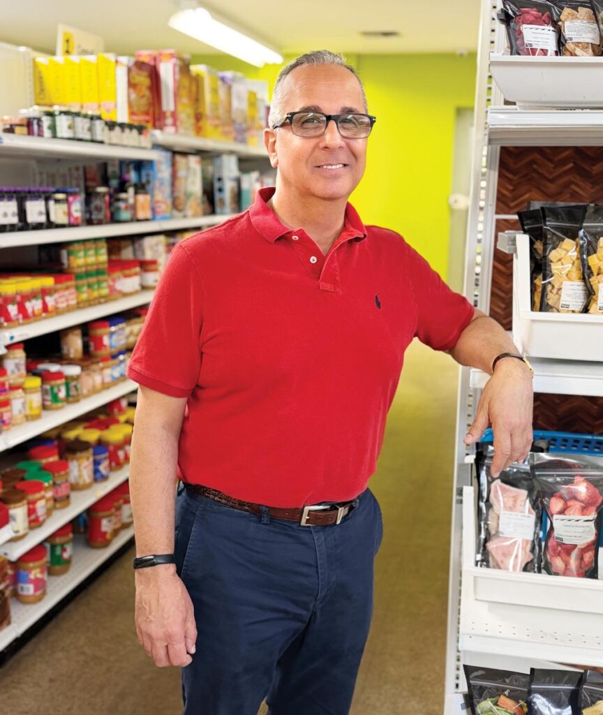 Rob Ranieri at a House of Hope food pantry. Photo courtesy of House of Hope