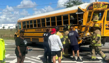 Semi driver cited for careless driving, fined $164 in school bus crash that injured 4 kindergartners, records show