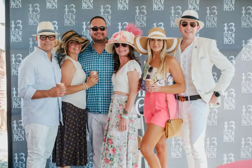 People at a Kentucky Derby party