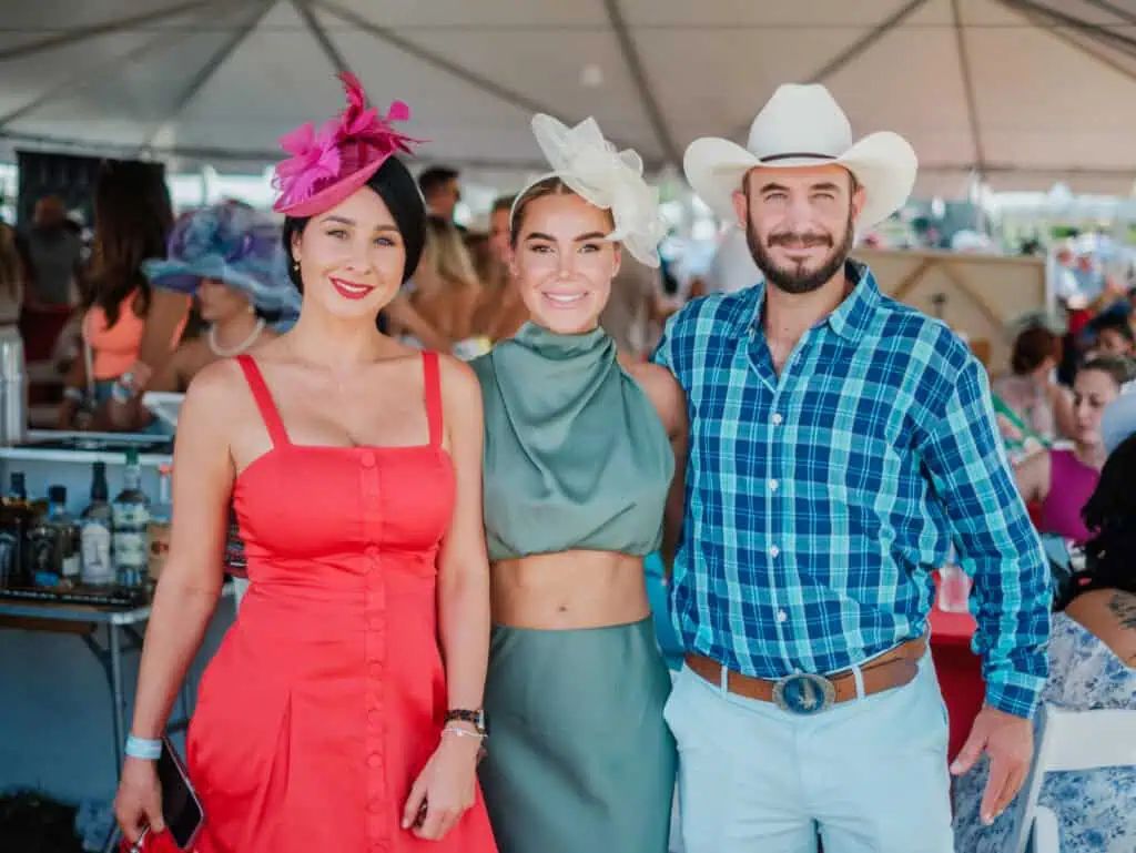 People at a Kentucky Derby party