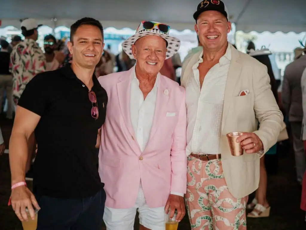 People at a Kentucky Derby party