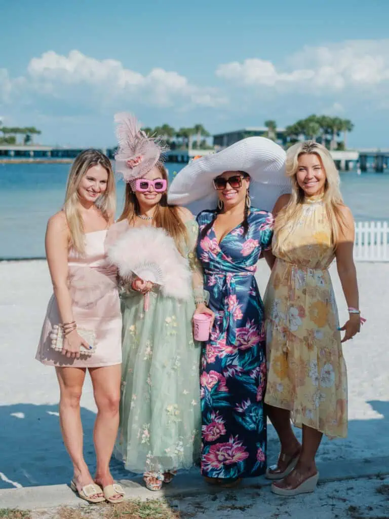 People at a Kentucky Derby party