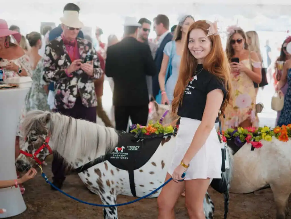 People at a Kentucky Derby party