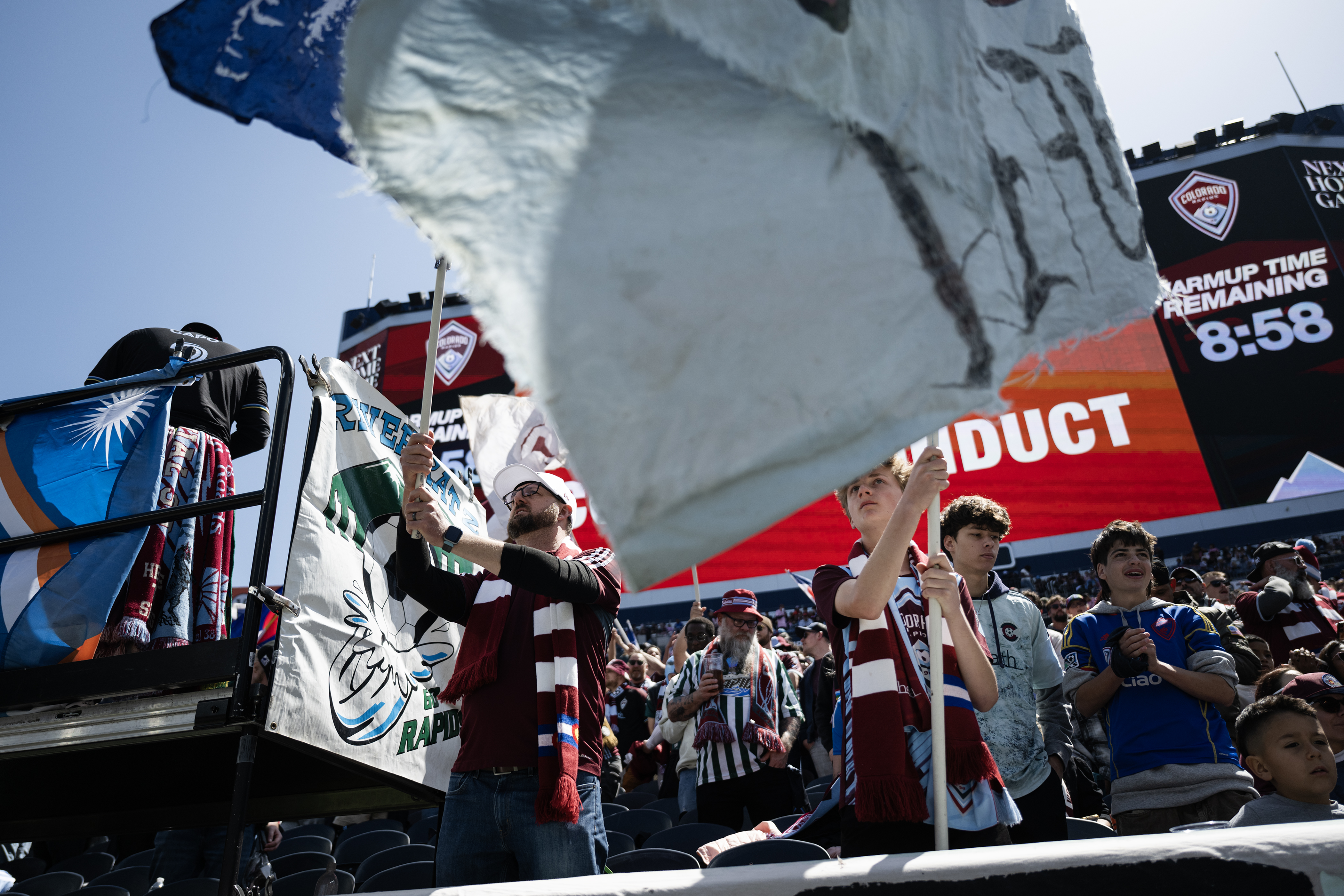 Father and son Deven and Porter Shaff of the Centennial...