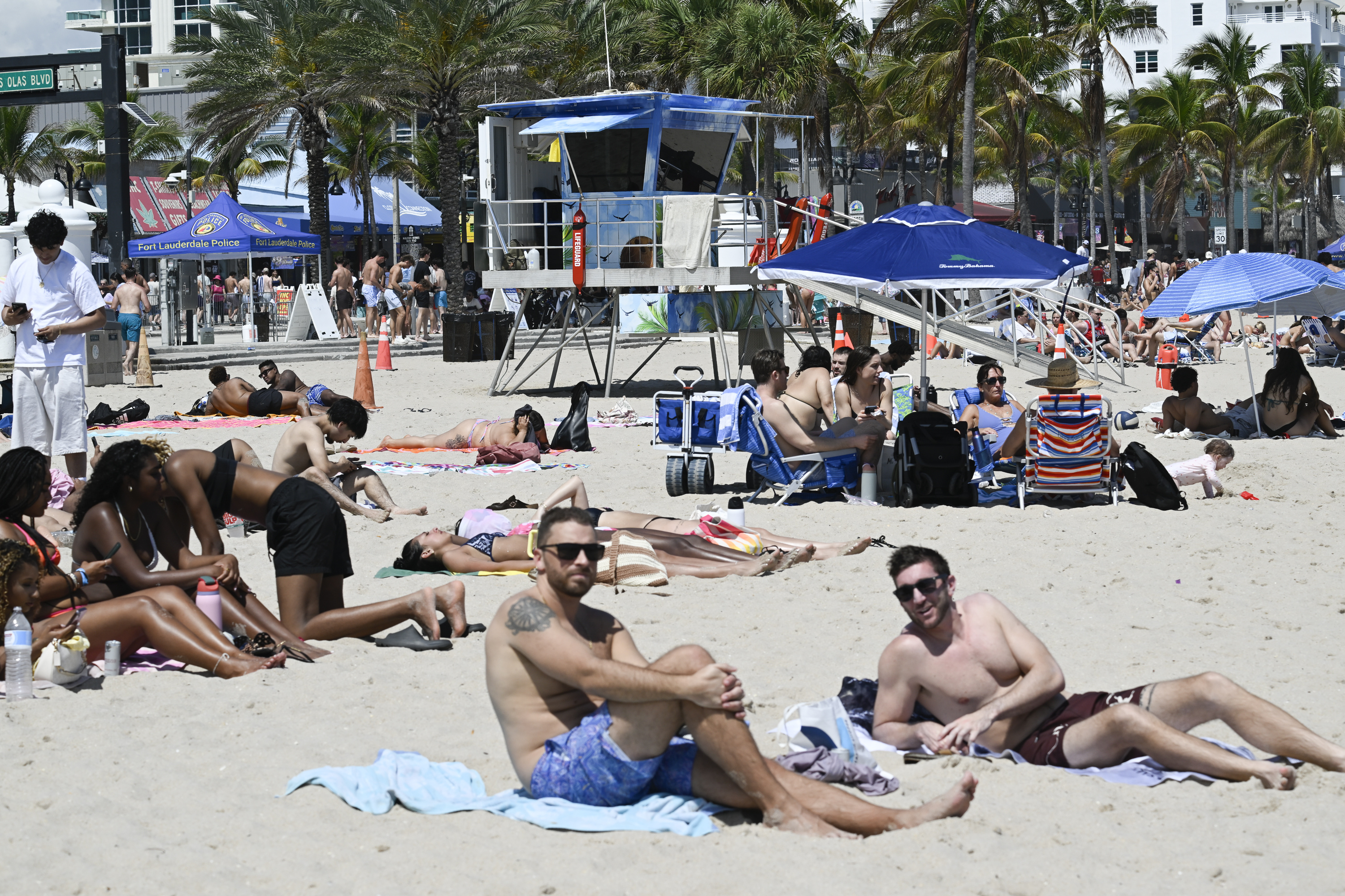 Spring Break on Fort Lauderdale beach in Fort Lauderdale on...
