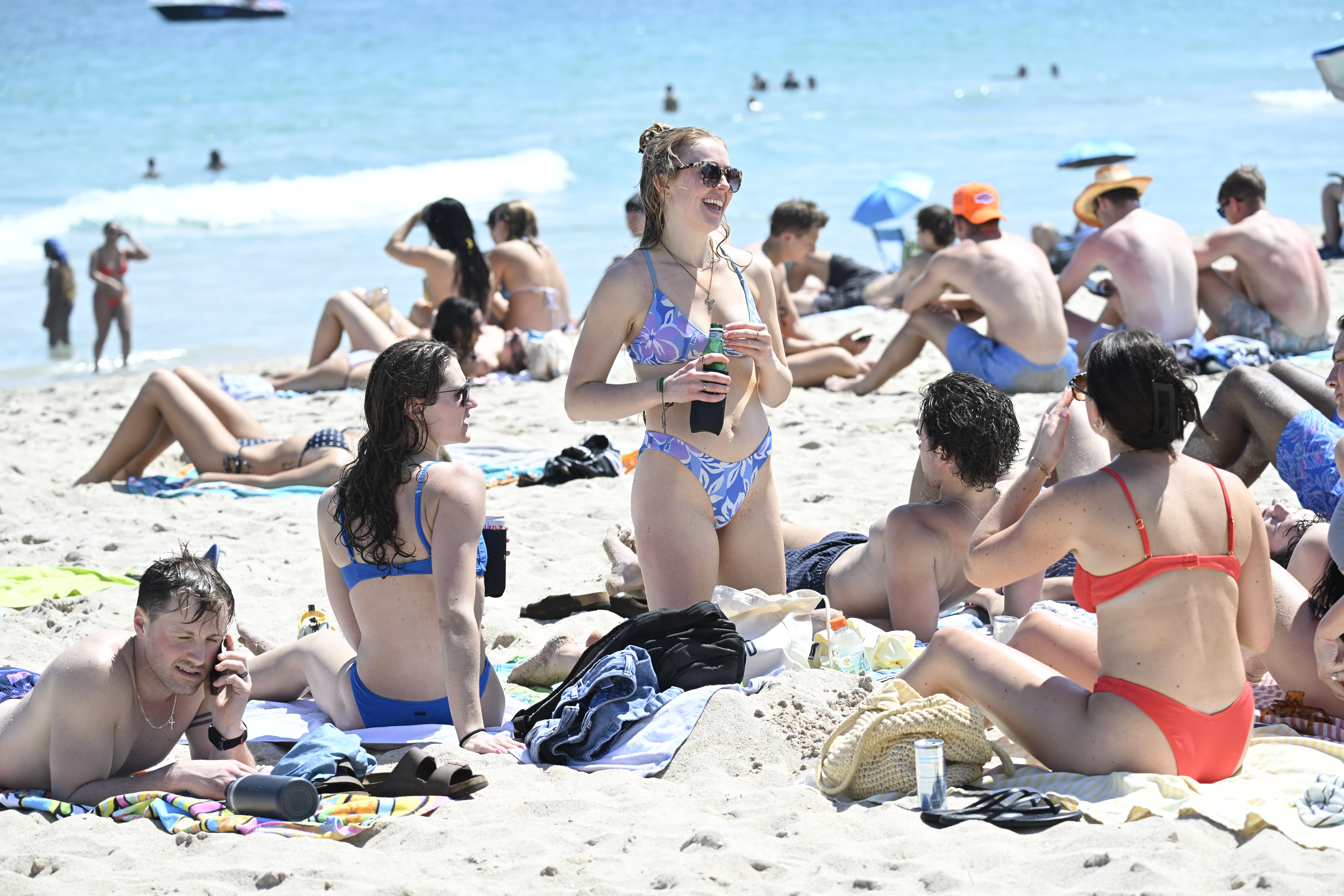 Spring Break on Fort Lauderdale beach in Fort Lauderdale on...