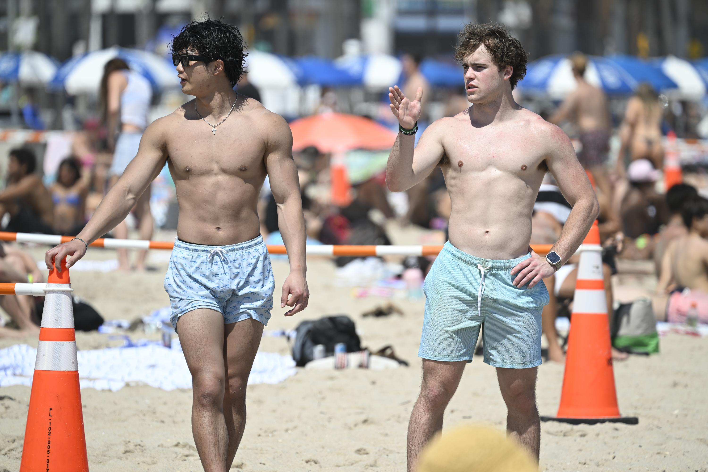 Spring Break on Fort Lauderdale beach in Fort Lauderdale on Saturday, March 14, 2026. (Michele Eve Sandberg/Contributor)