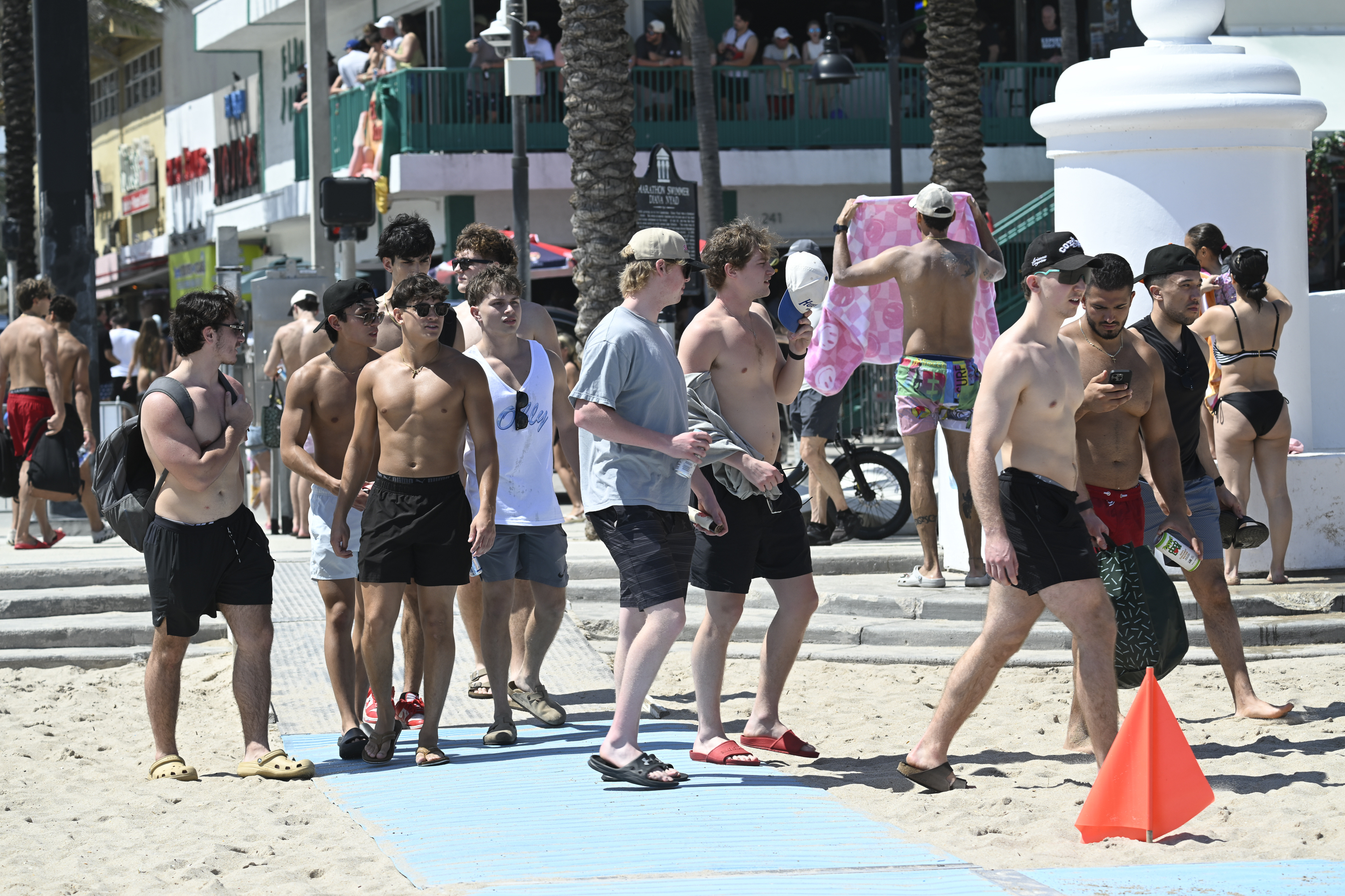 Spring Break on Fort Lauderdale beach in Fort Lauderdale on...