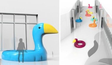 Oversized bird sculptures and more