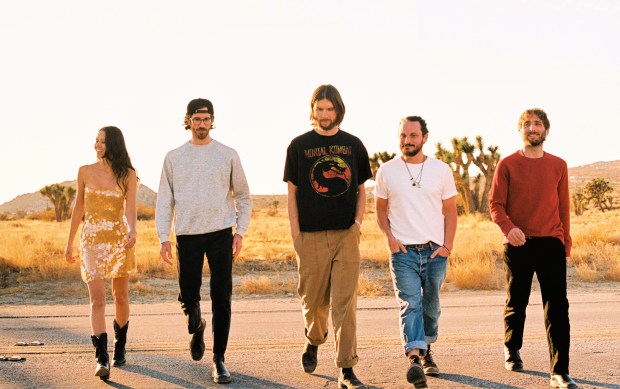 Indie rock band Mt. Joy in a publicity picture promoting their 2026 Hope We Have Fun Tour, provided by the Seminole Hard Rock Hotel & Casino Hollywood. (Seminole Hard Rock Hotel & Casino Hollywood/Courtesy)