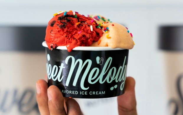 Sweet Melody Ice Cream will host an opening party at its new Flagler Village location in Fort Lauderdale on Friday, with $1 scoops and a vinyl DJ. (Sweet Melody Ice Cream/Courtesy)