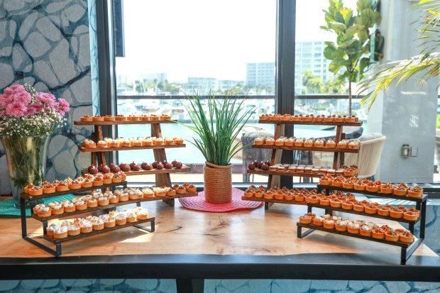 Mother's Day brunch at Olive & Sea in Fort Lauderdale will include chef-curated culinary stations and buffets. (Victor Monasterio/Courtesy)