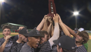 High School baseball teams in Florida compete for district championships