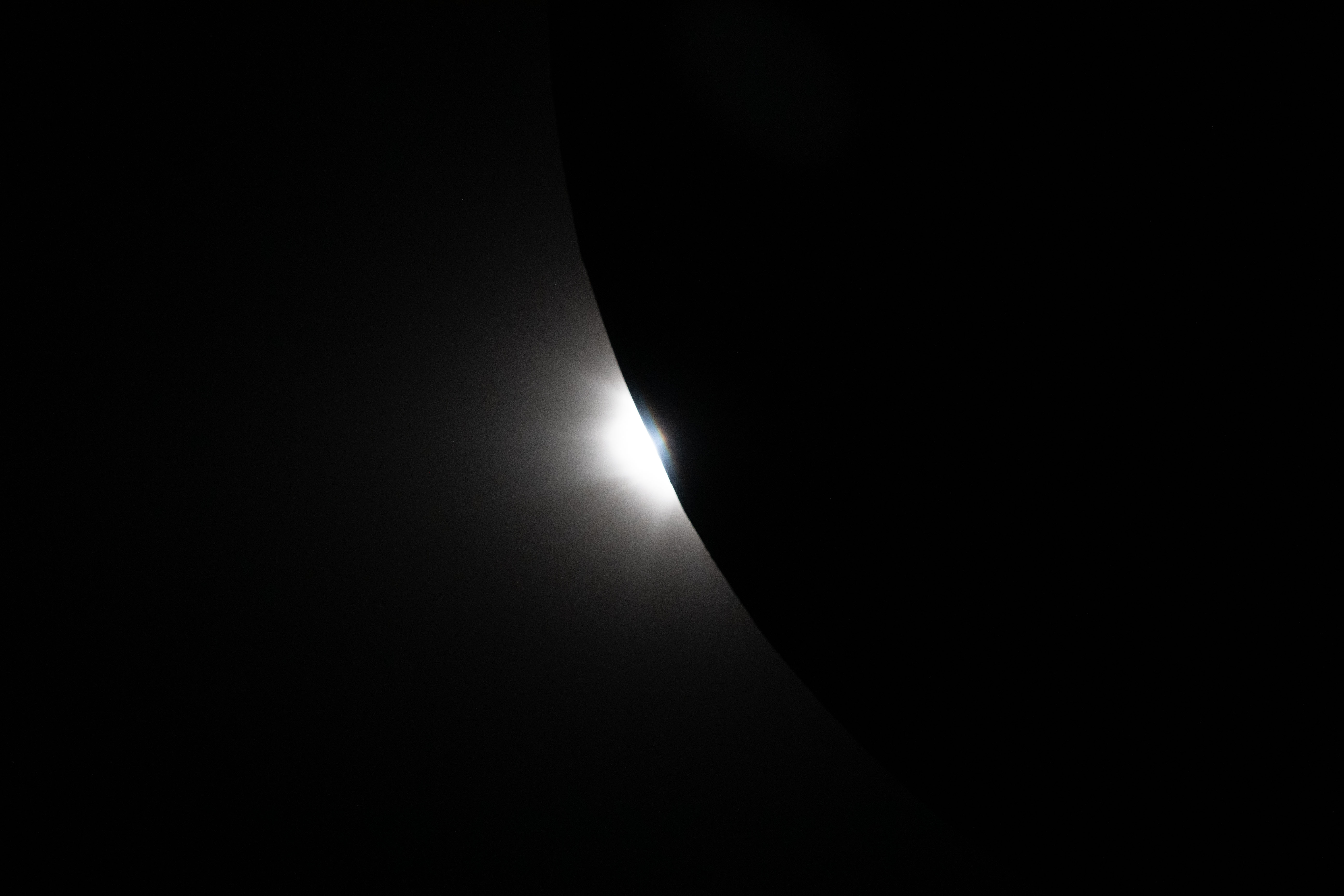 Captured from the Orion spacecraft near the end of the...