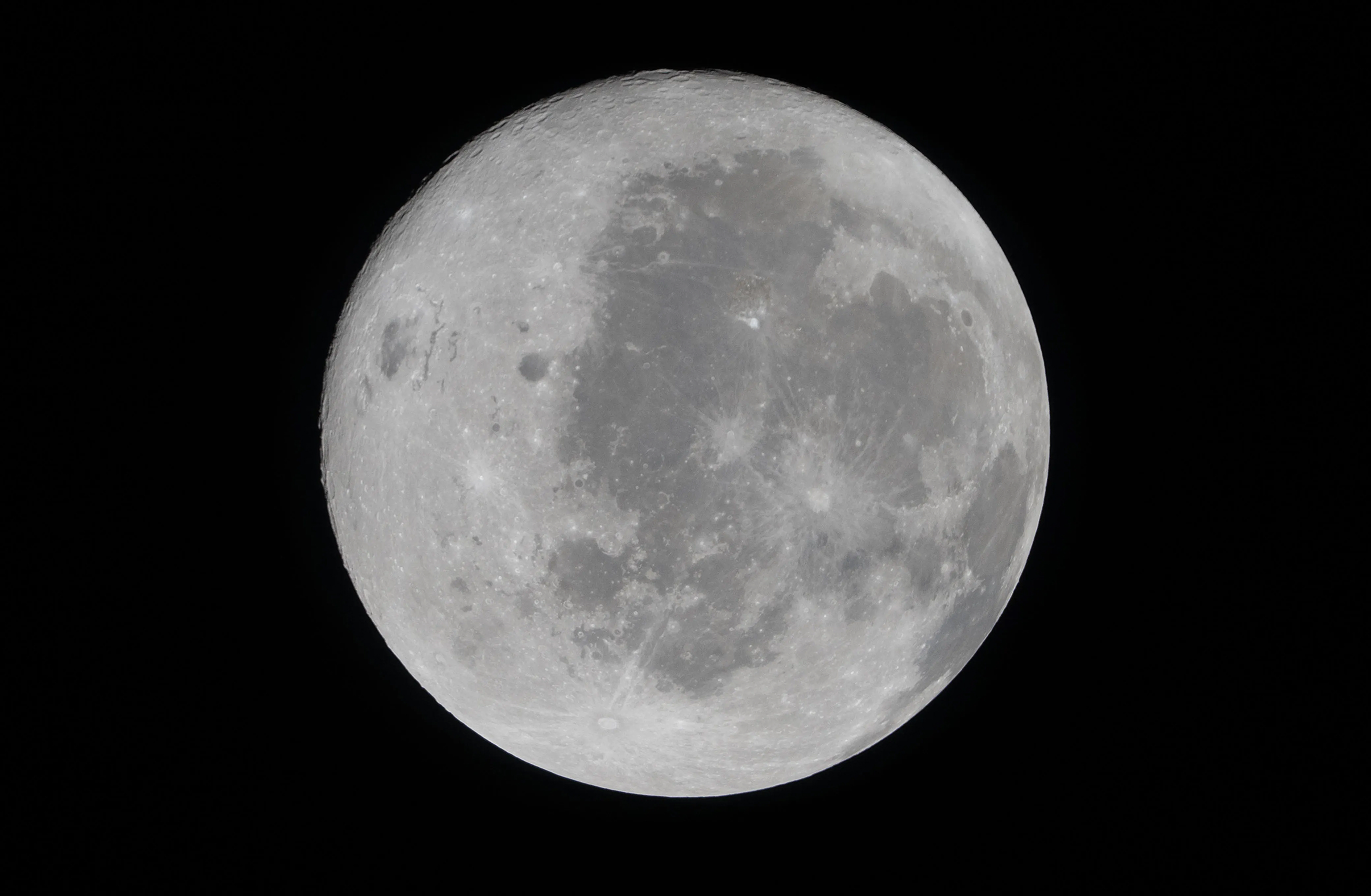 This image of the moon was taken during Orion's transit...