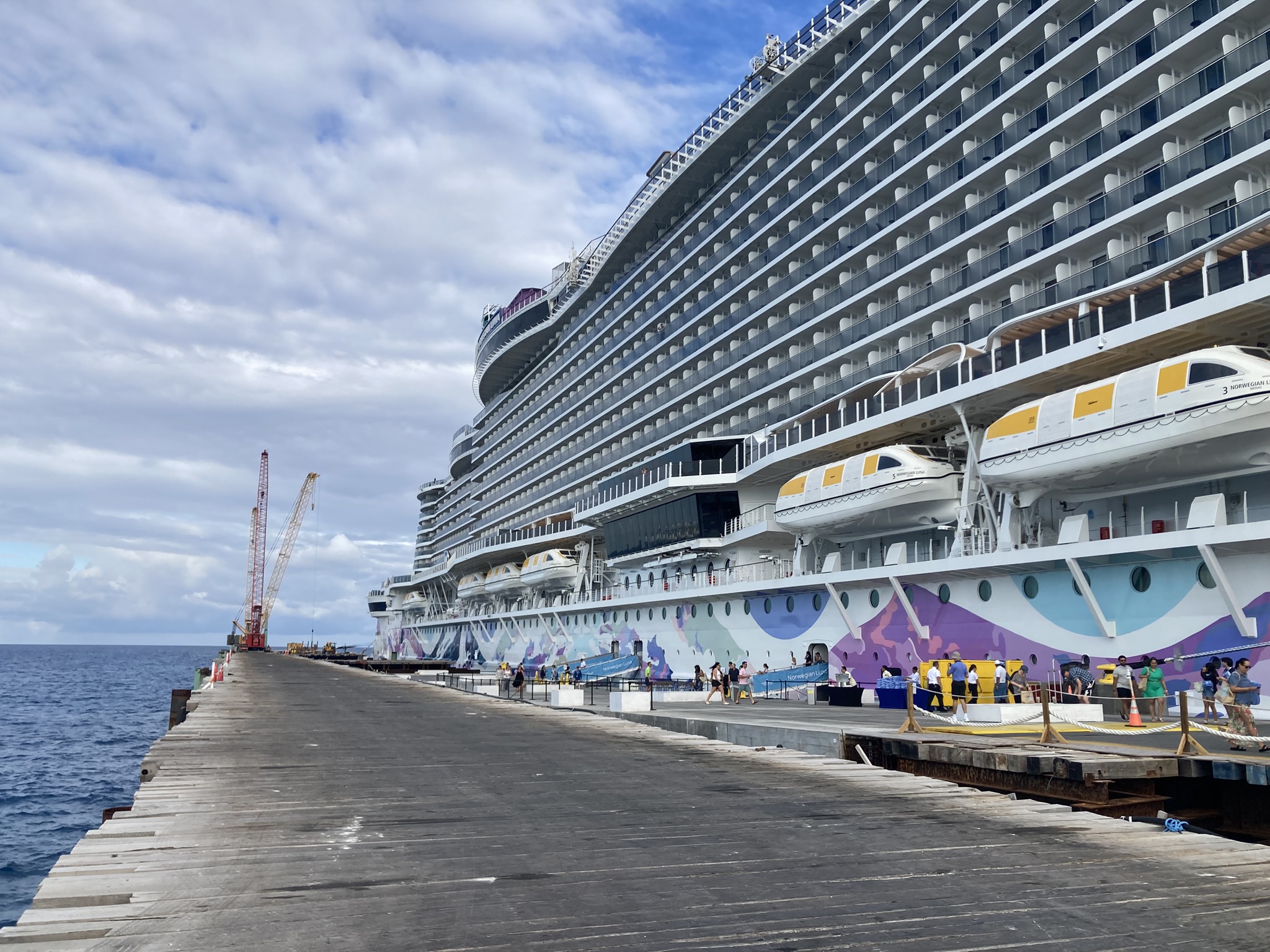 Norwegian Cruise Line's new ship Norwegian Luna takes advantage of...