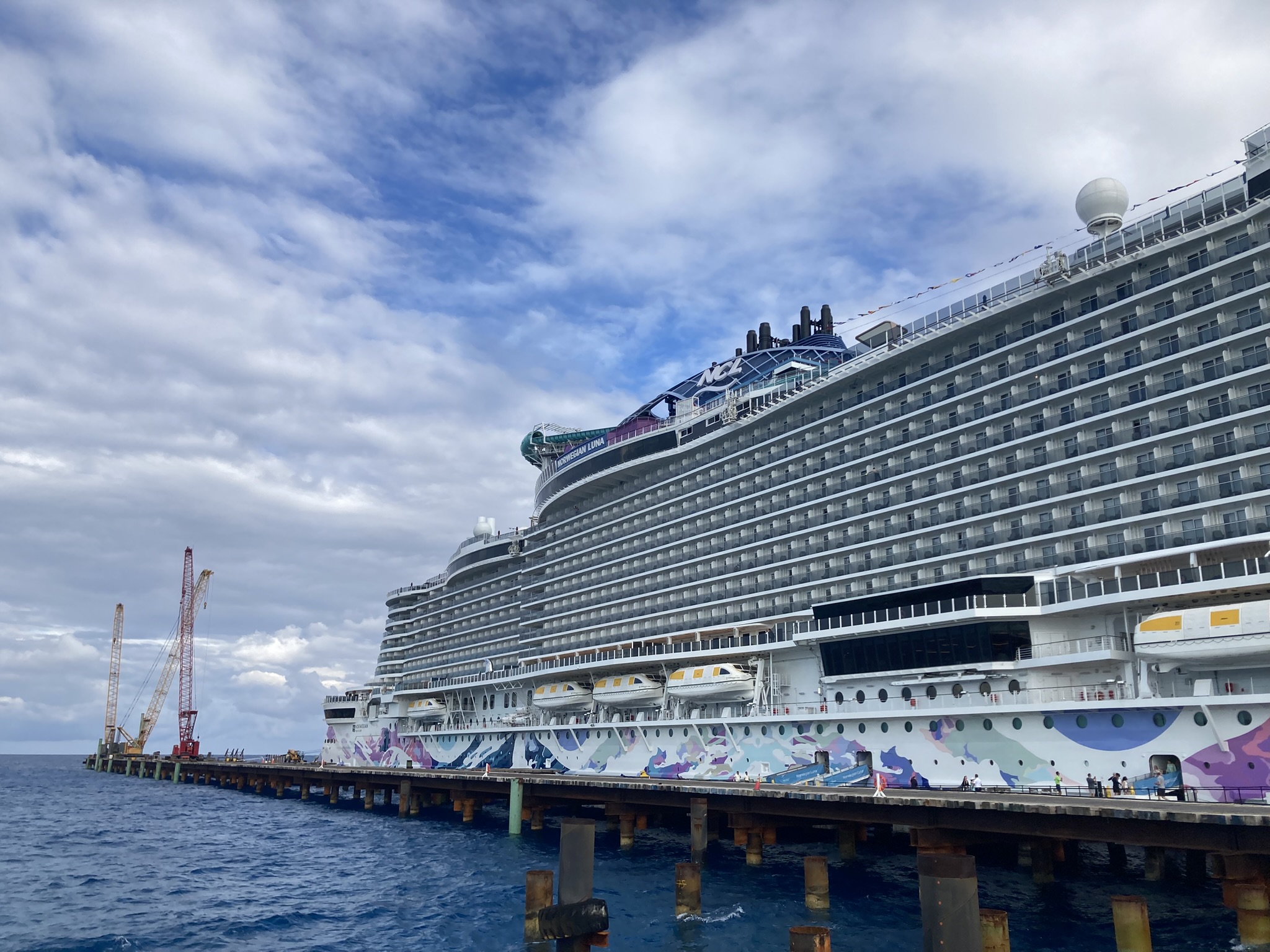 Norwegian Cruise Line's new ship Norwegian Luna takes advantage of...