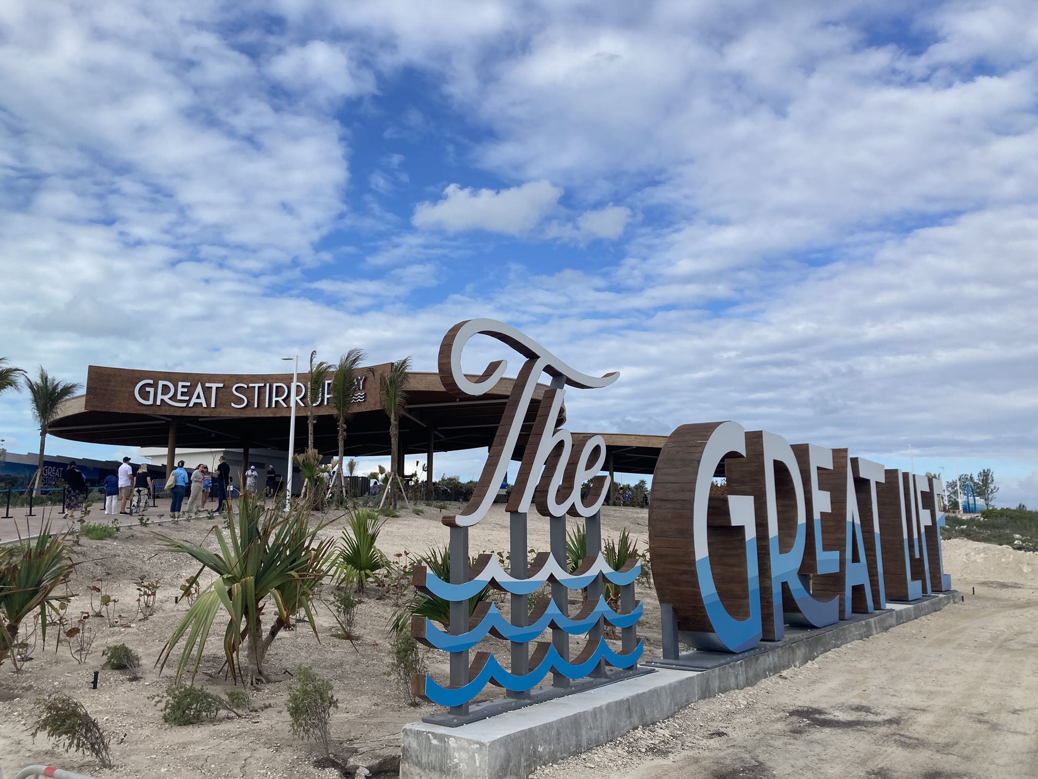 A new welcome area has opened adjacent a newly constructed...