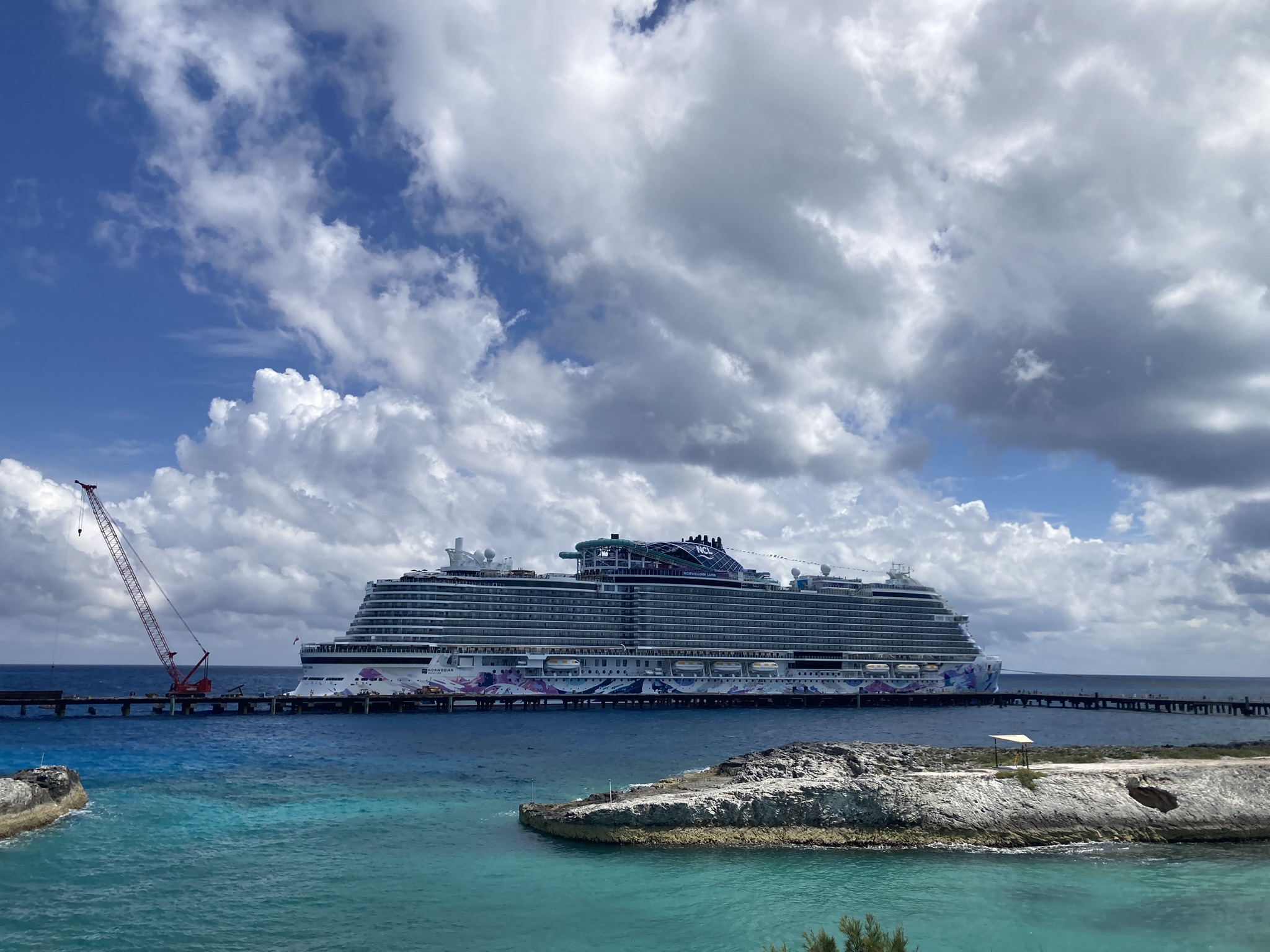 Norwegian Cruise Line's new ship Norwegian Luna takes advantage of...