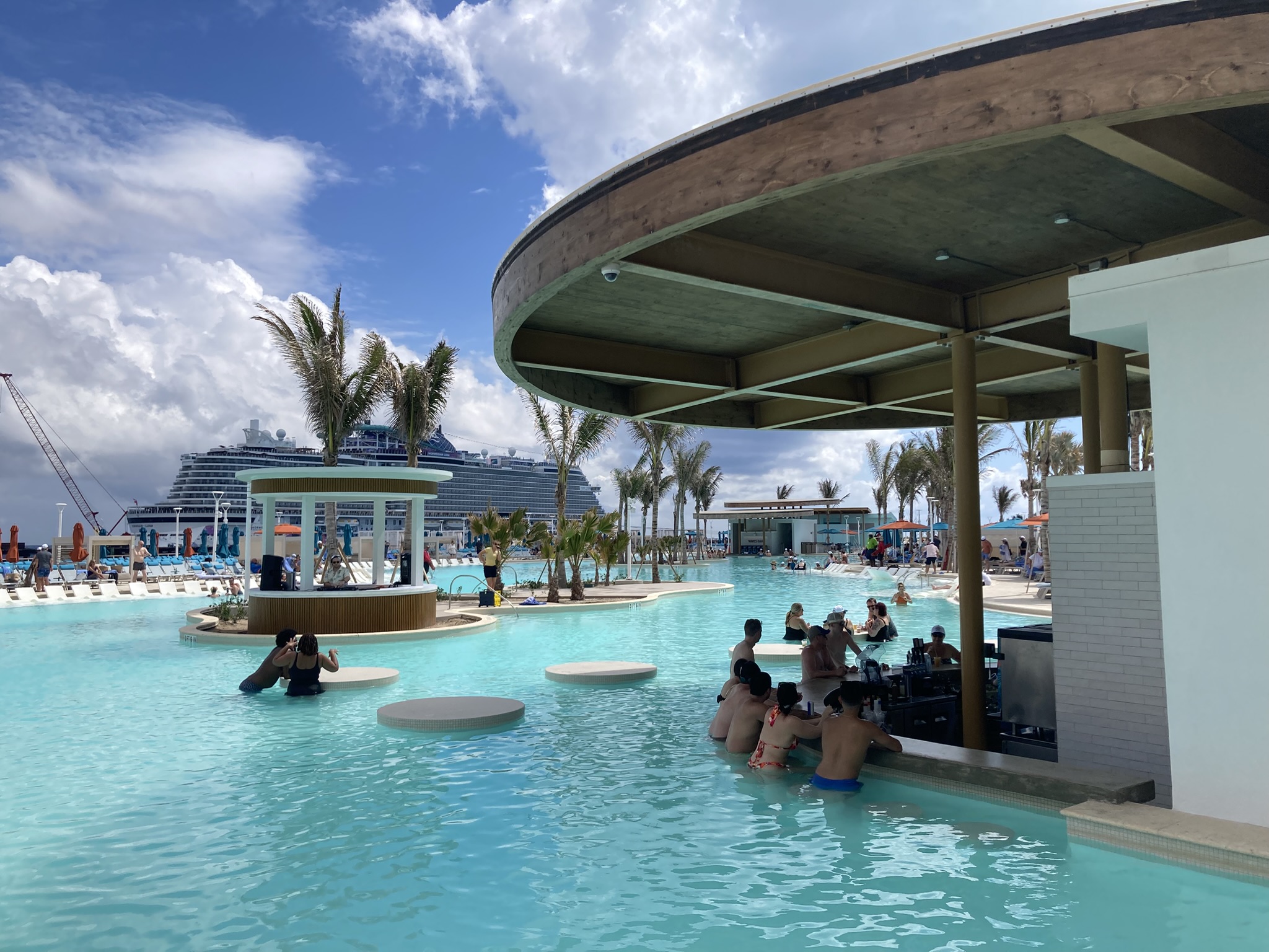 A 28,476-square-foot pool with an 1,898-person capacity recently opened on...