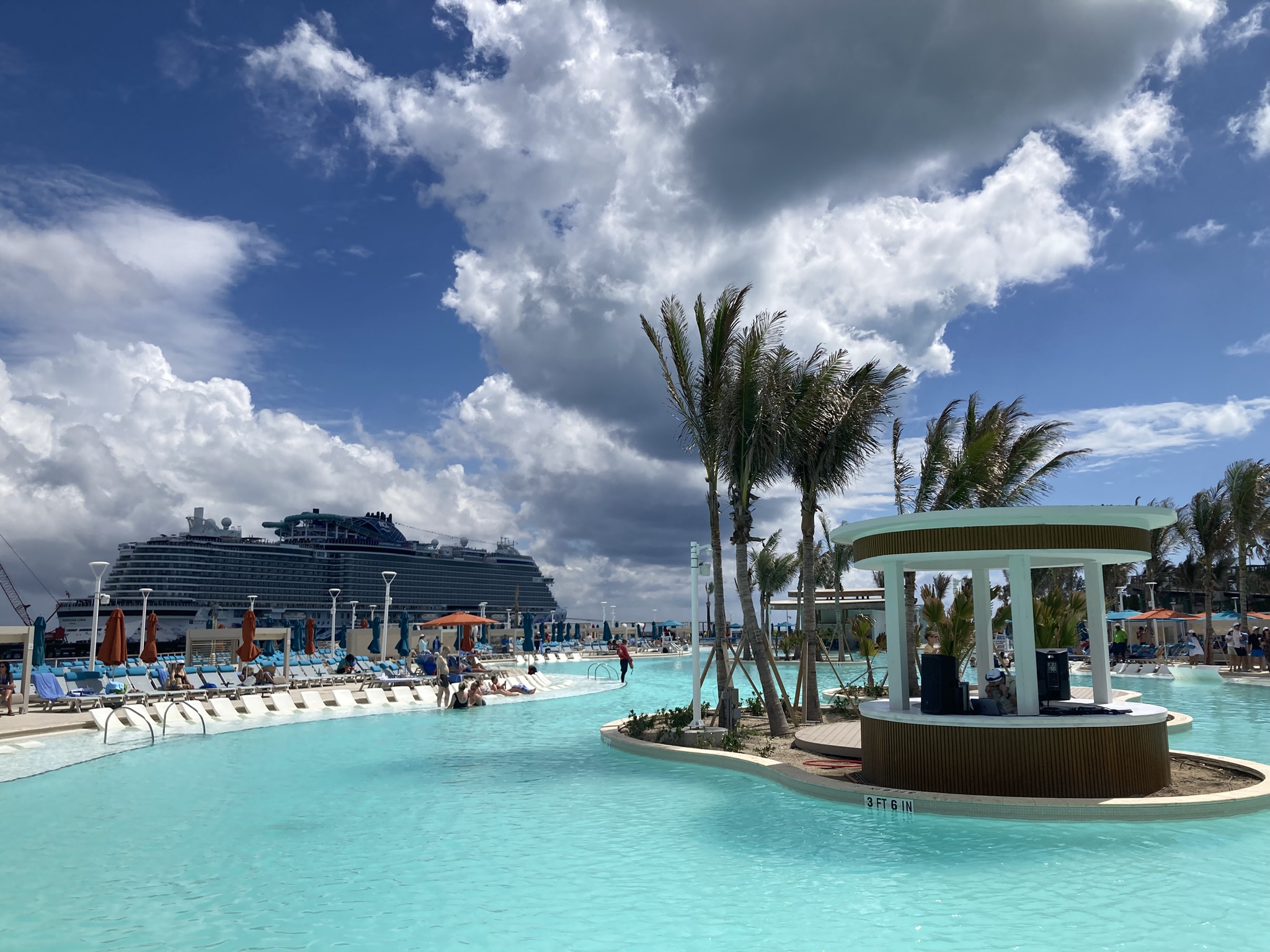 A 28,476-square-foot pool with an 1,898-person capacity recently opened on...