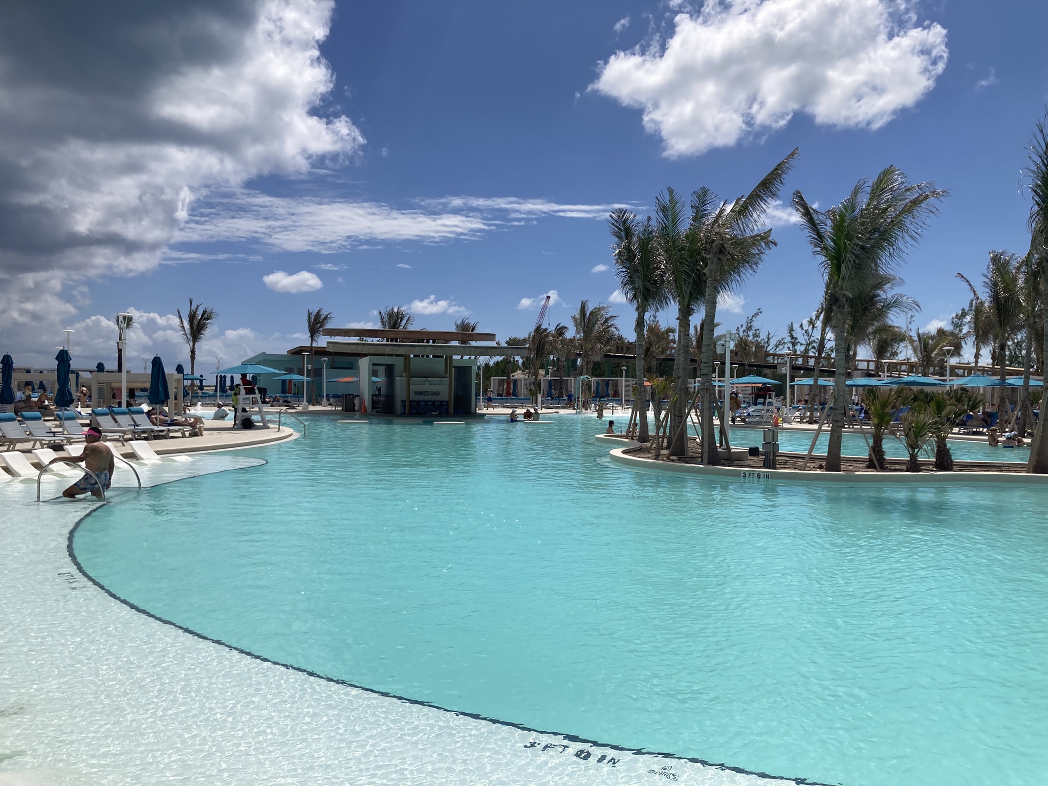 A 28,476-square-foot pool with an 1,898-person capacity recently opened on...