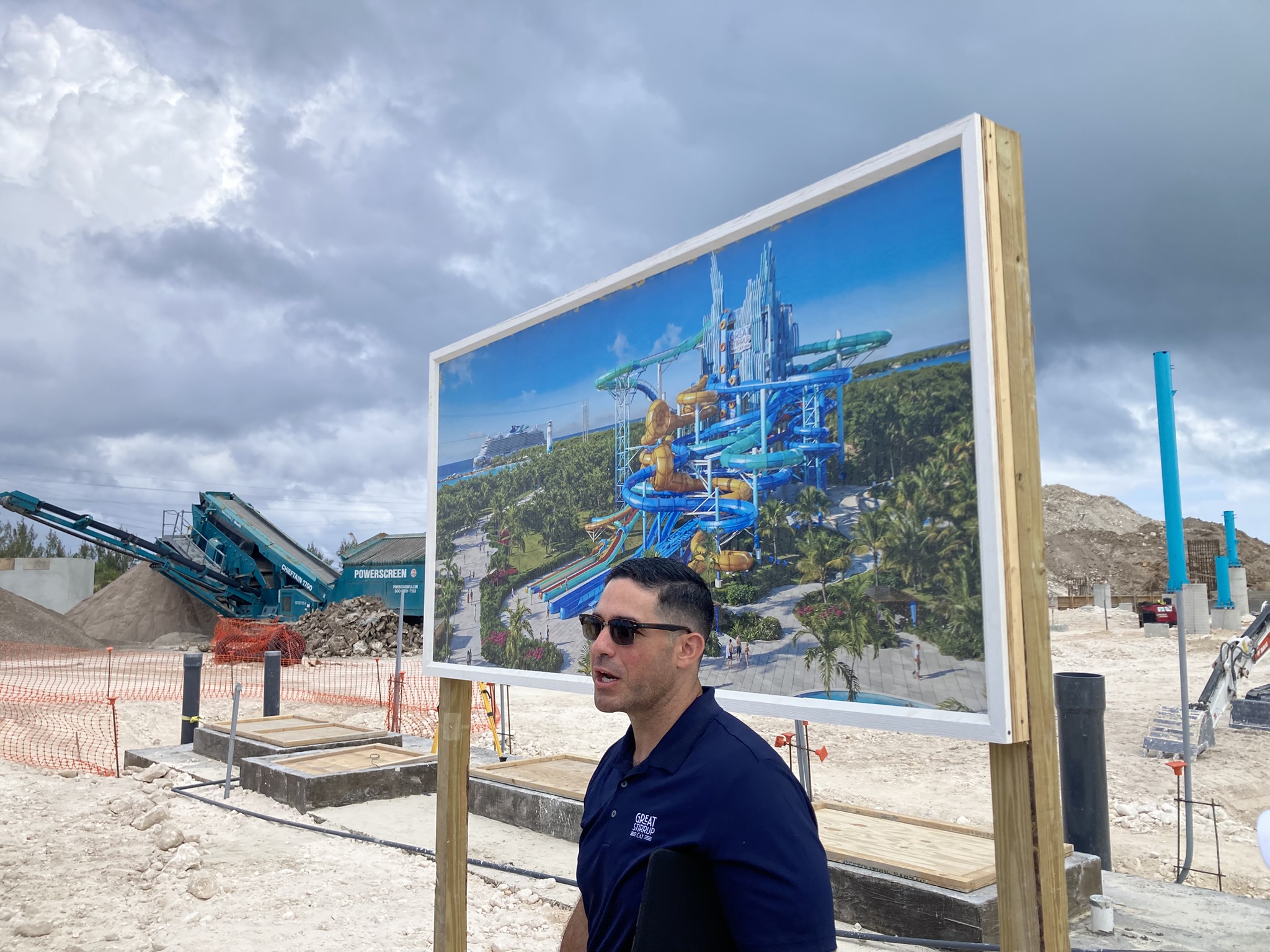 Chris Doval, NCL's senior director of development strategy and program...