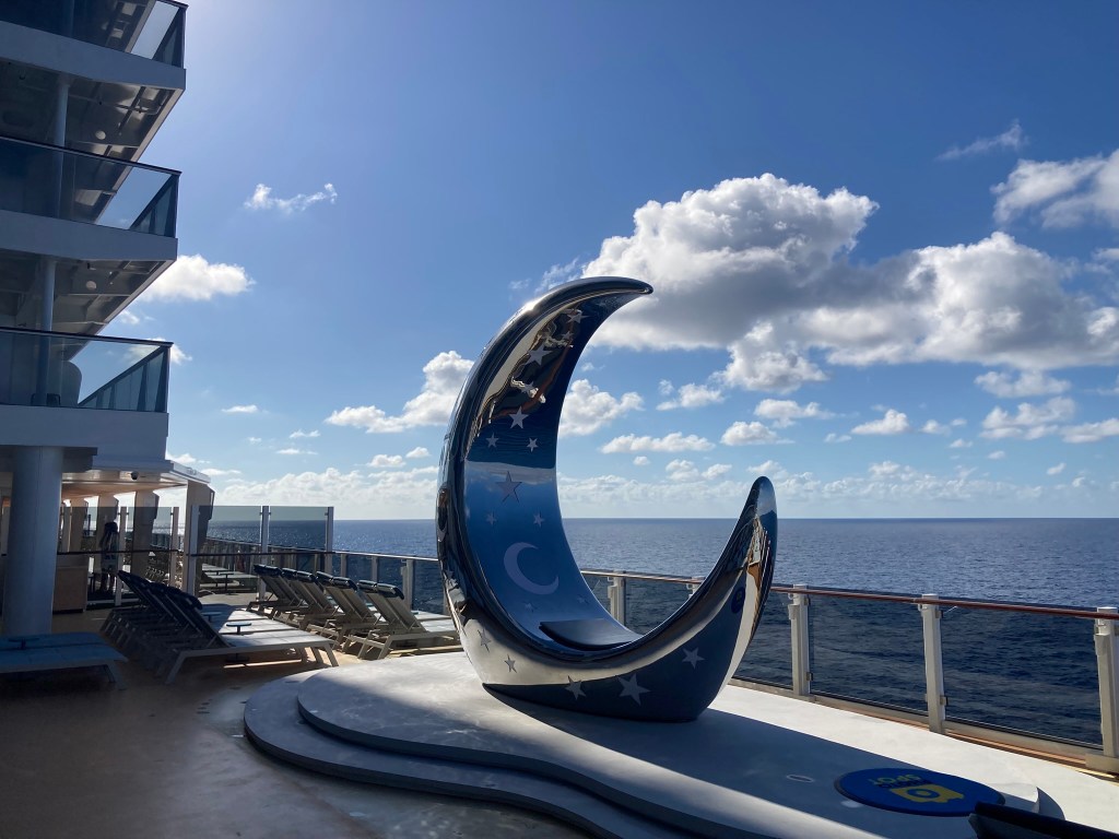 Norwegian Luna cruise ship a near mirror to Aqua
