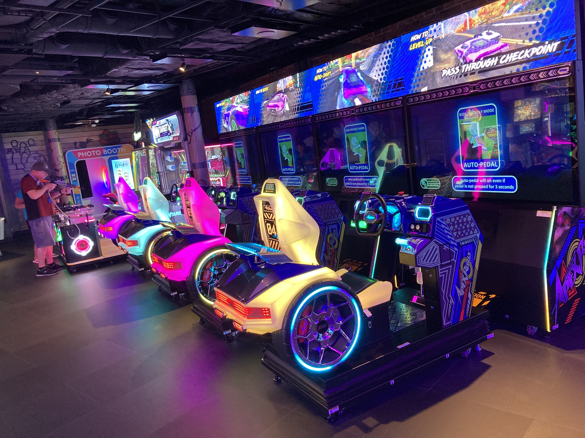 The Luna Game Zone on board the Norwegian Luna cruise...