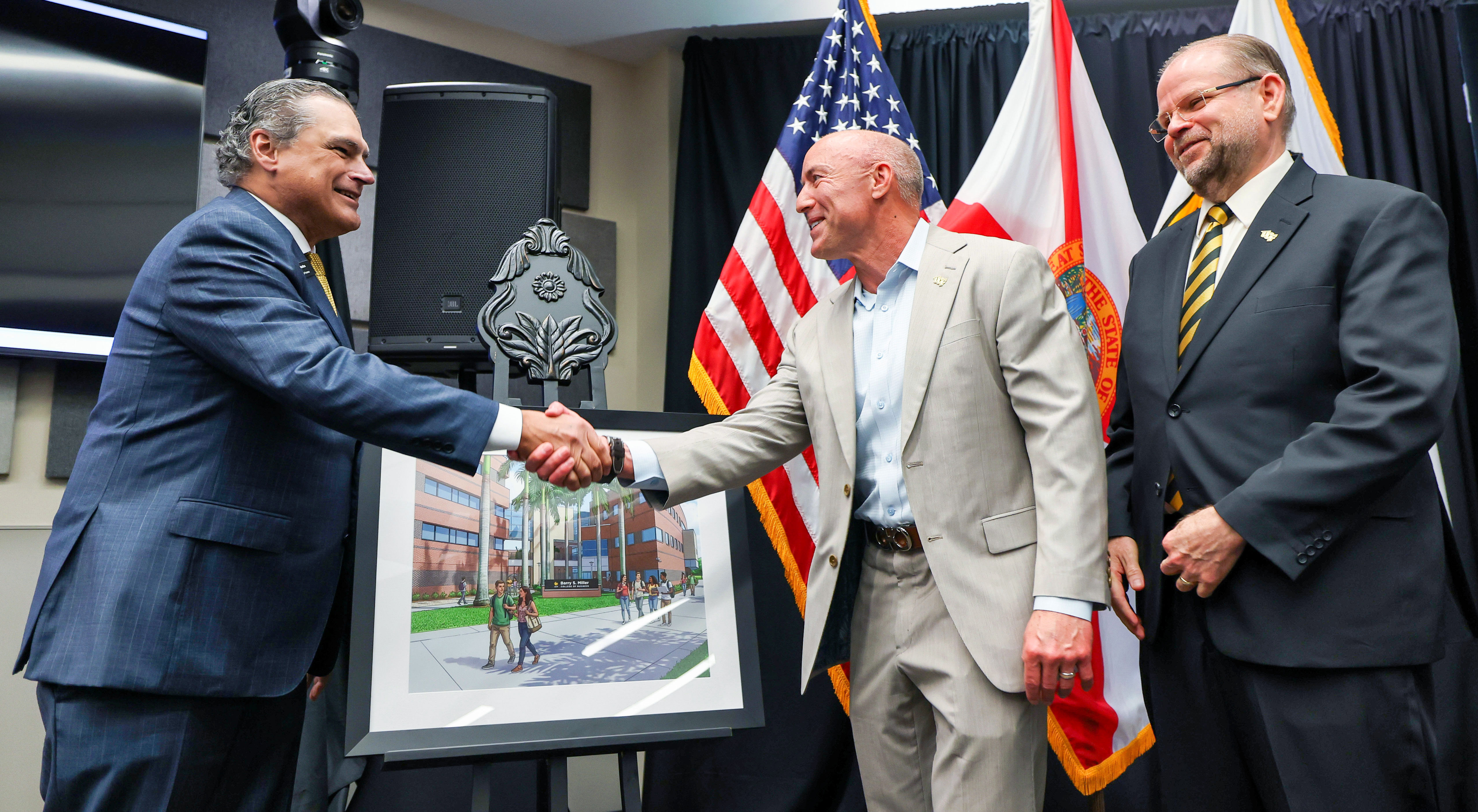 University of Central Florida Board of Trustees chairman Alex Martins,...