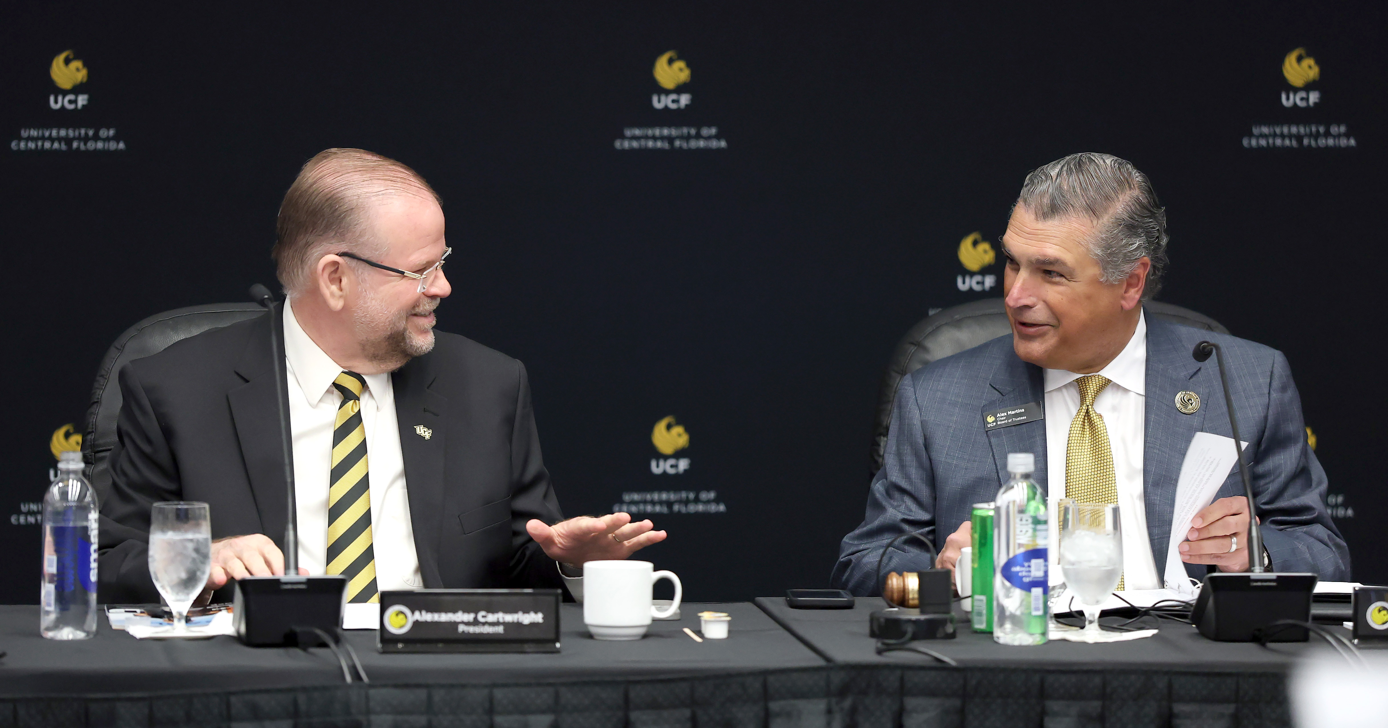 University of Central Florida Board of Trustees chairman Alex Martins,...