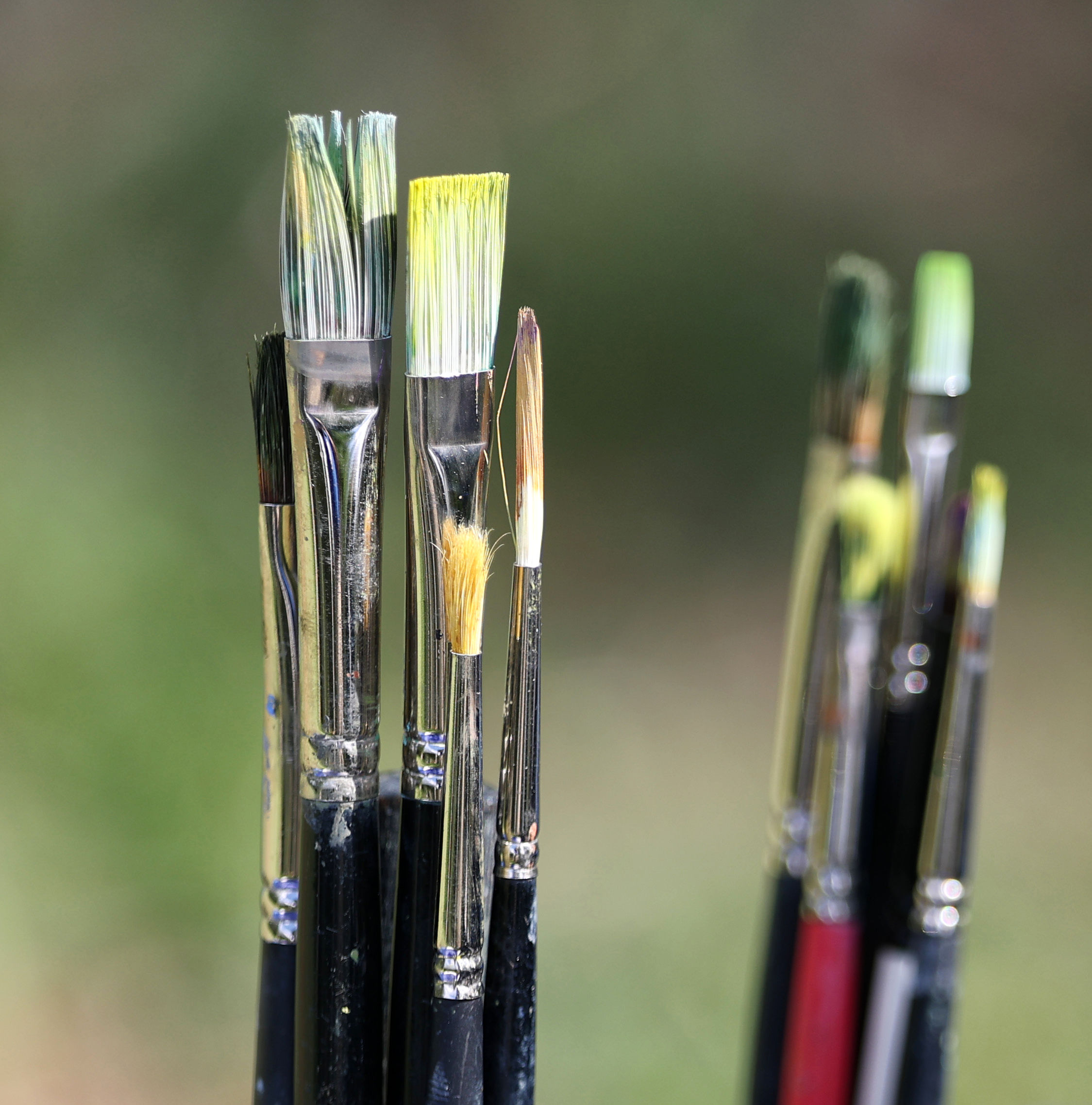 PAINTING OUT â Brushes at the ready during the 18th...