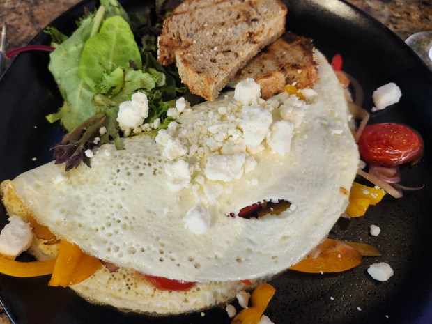 Being "good" for brunch is easy at Black Coffee Cafe Negro Bistro, where they'll whip you up a veggie-filled egg white omelet with wholesome sides. (Amy Drew Thompson/Orlando Sentinel)