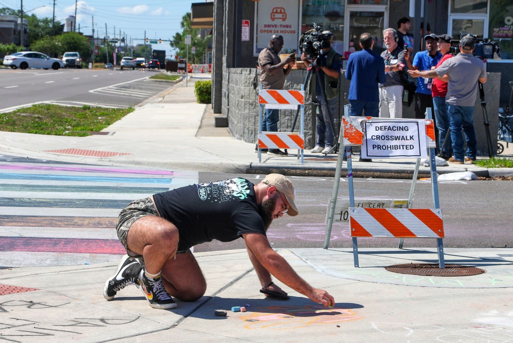 Charges dropped in Pulse crosswalk chalking cases