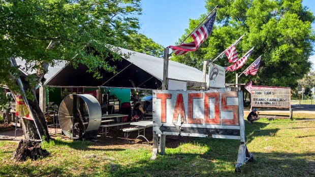Odd Todd's is a roadside staple for tacos, burritos and more in Salt Springs within Ocala National Forest on April 4, 2026. (Patrick Connolly/Orlando Sentinel)