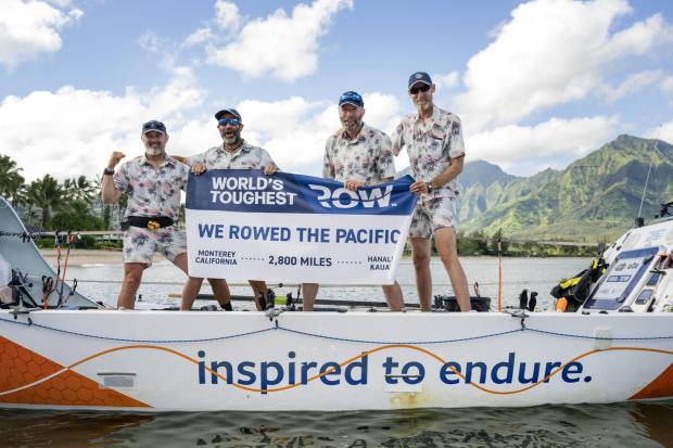 In June 2024, Patrick Morrissey, Scott Forman, Brendan Cusick and Peter Durso raced for team Human Powered Potential (HPP) and completed a 41-day journey from California to Hawaii, raising $43 million for The Michael J. Fox Foundation for Parkinson's Research. Patrick Morrissey became the first person with Parkinson's to row the Pacific. (Courtesy of World's Toughest Row)