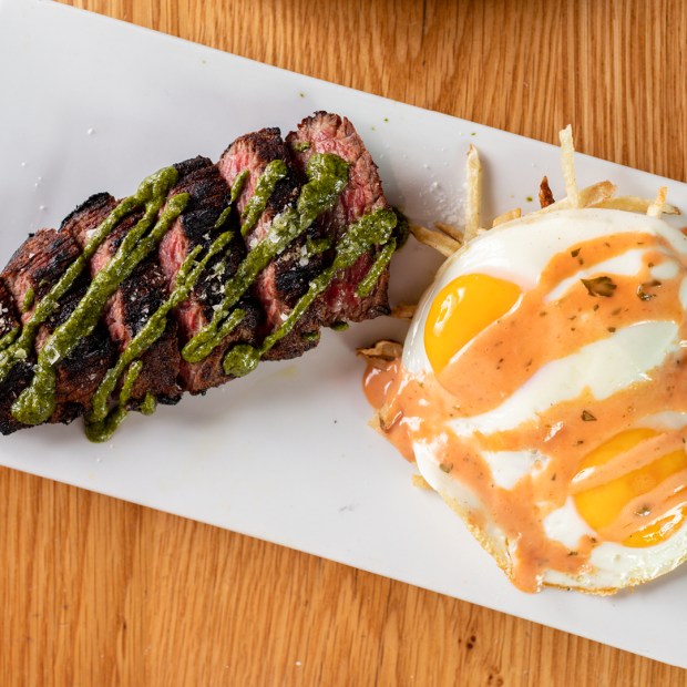 Steak and eggs are extra posh for Mother's Day at Ava MediterrAegean. (Photo courtesty Ava MediterrAegean)