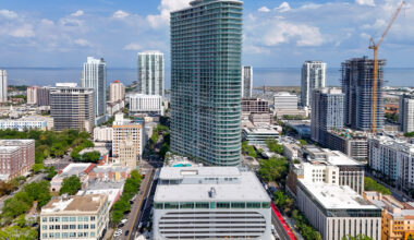 YIMBY Captures New Aerial Views of The Residences at 400 Central in Downtown St. Petersburg