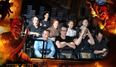 Brandon Fraser Rides Revenge of the Mummy