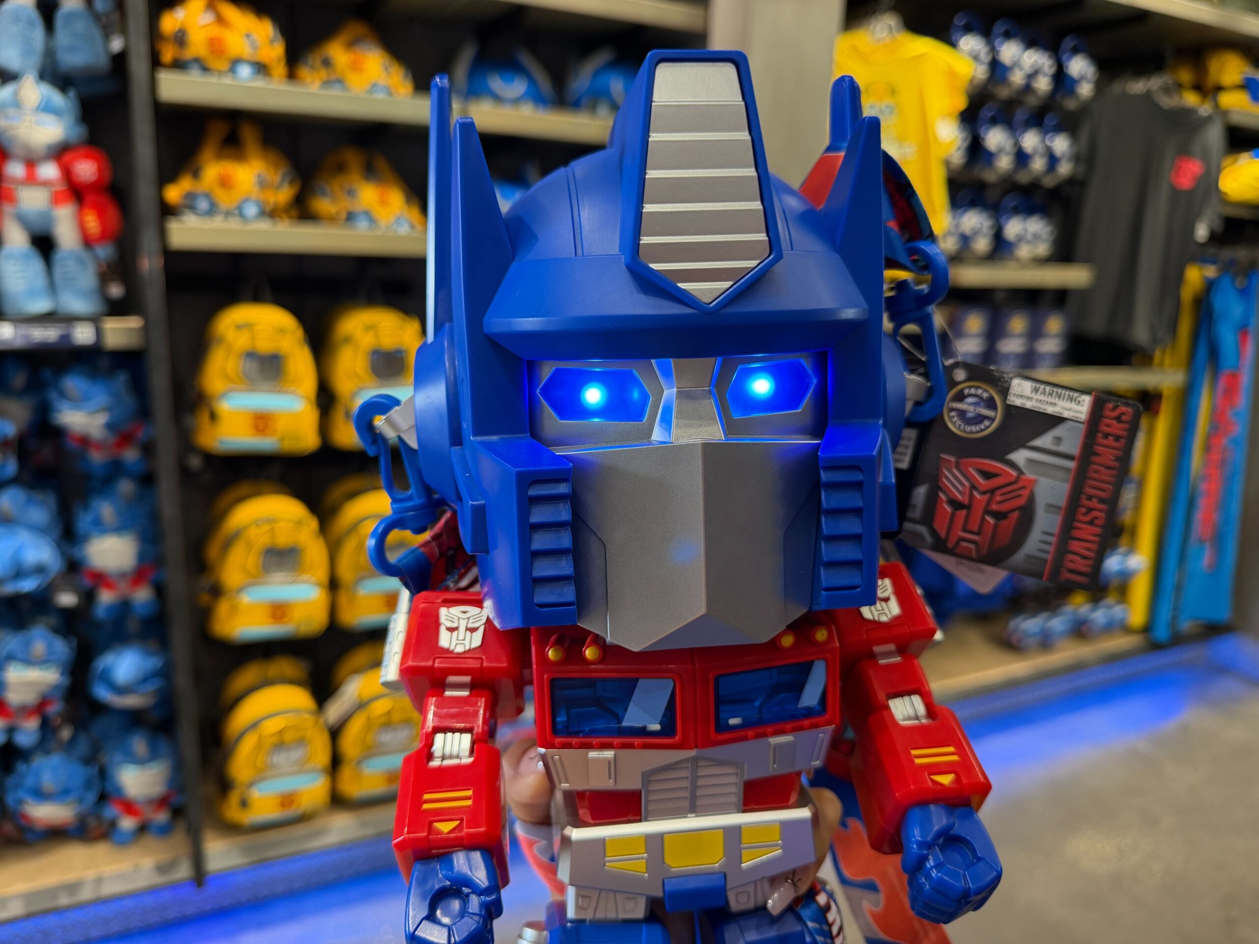 Optimus Prime popcorn bucket