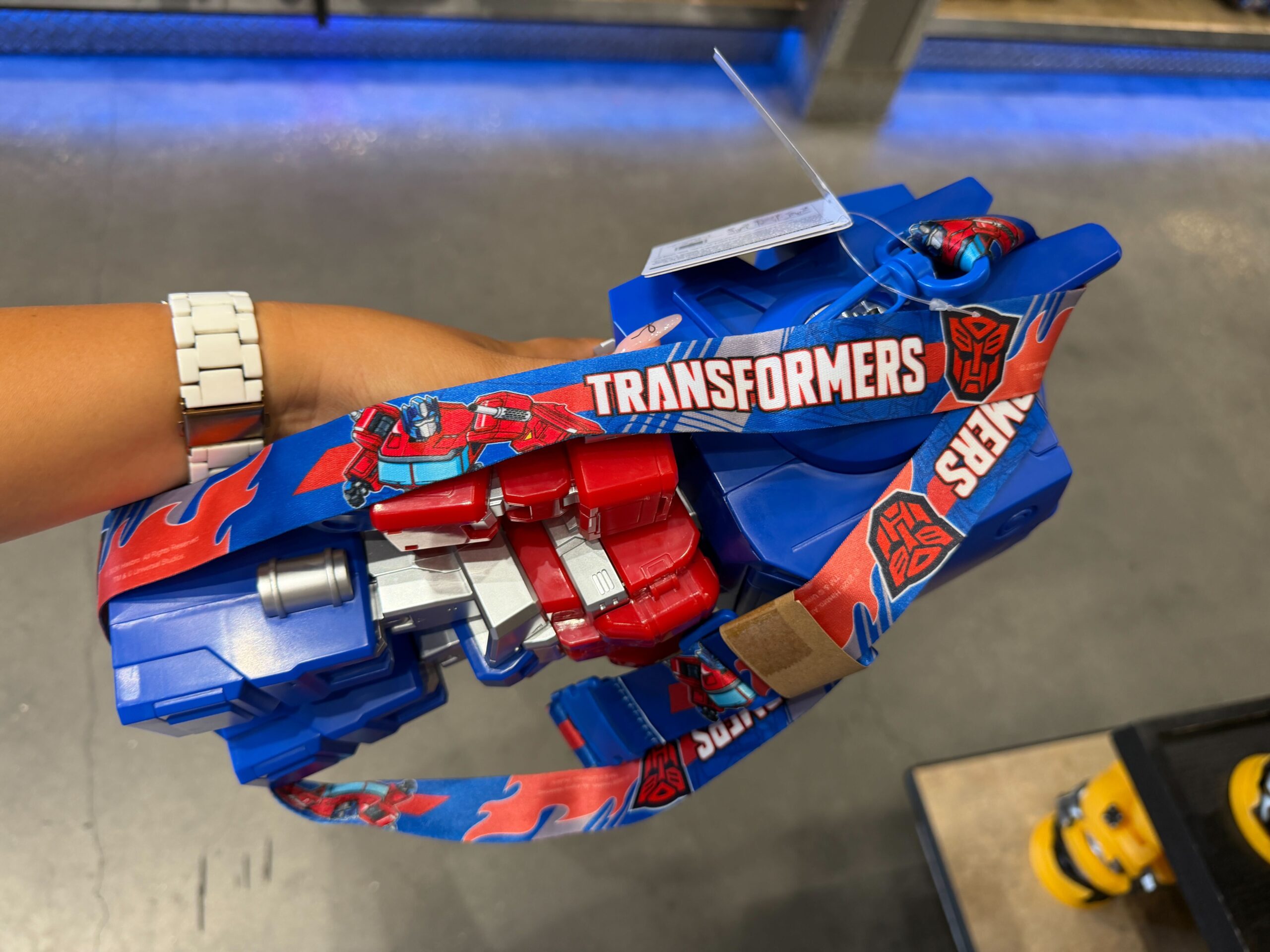 Optimus Prime popcorn bucket