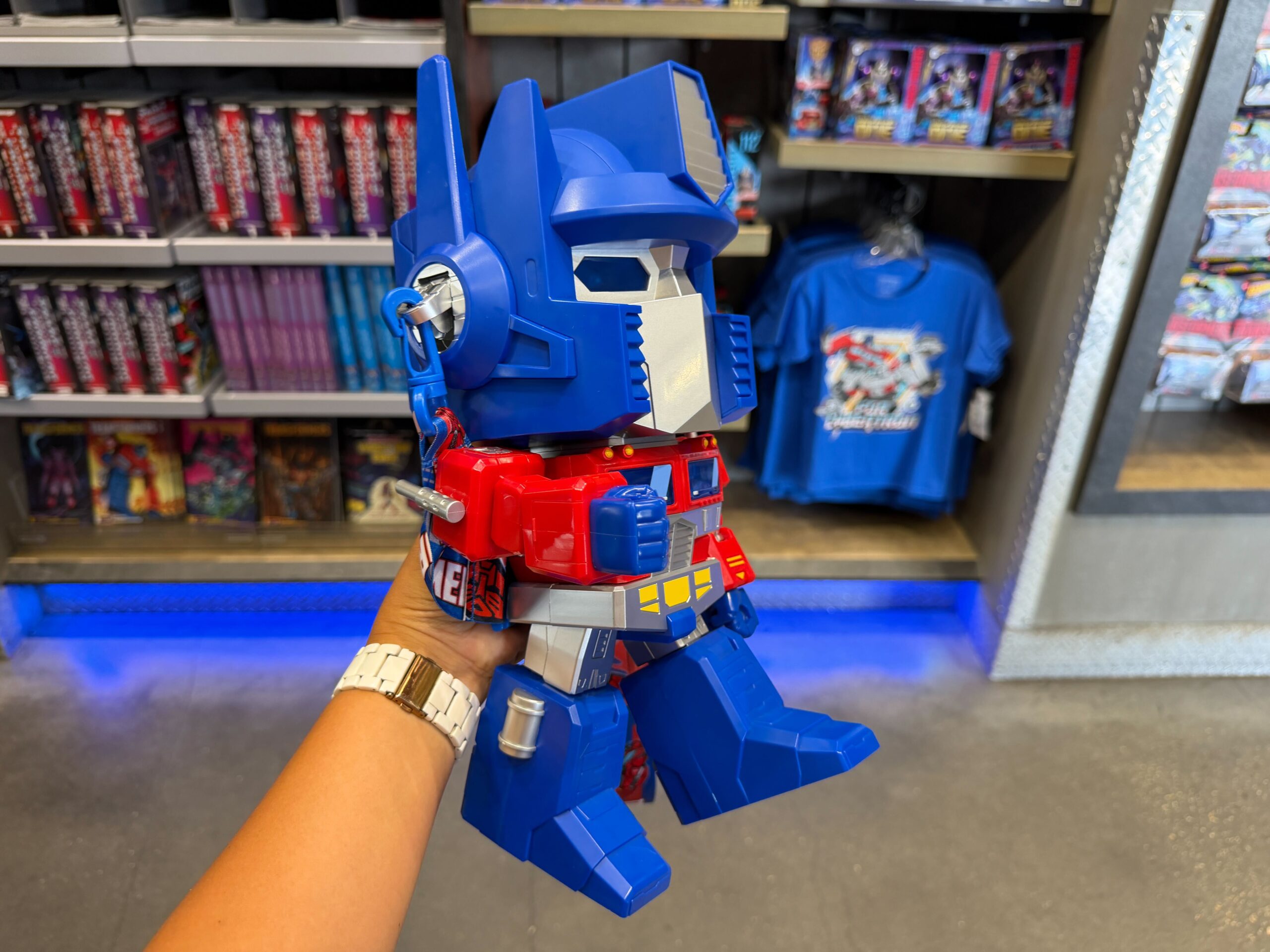 Optimus Prime popcorn bucket