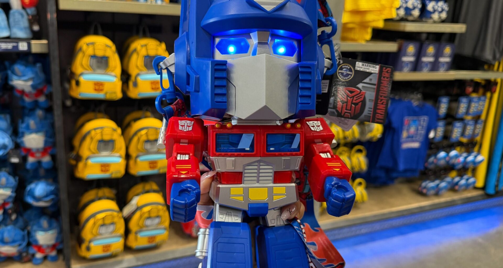 Optimus Prime Popcorn Bucket Rolls Out at Universal Orlando Resort