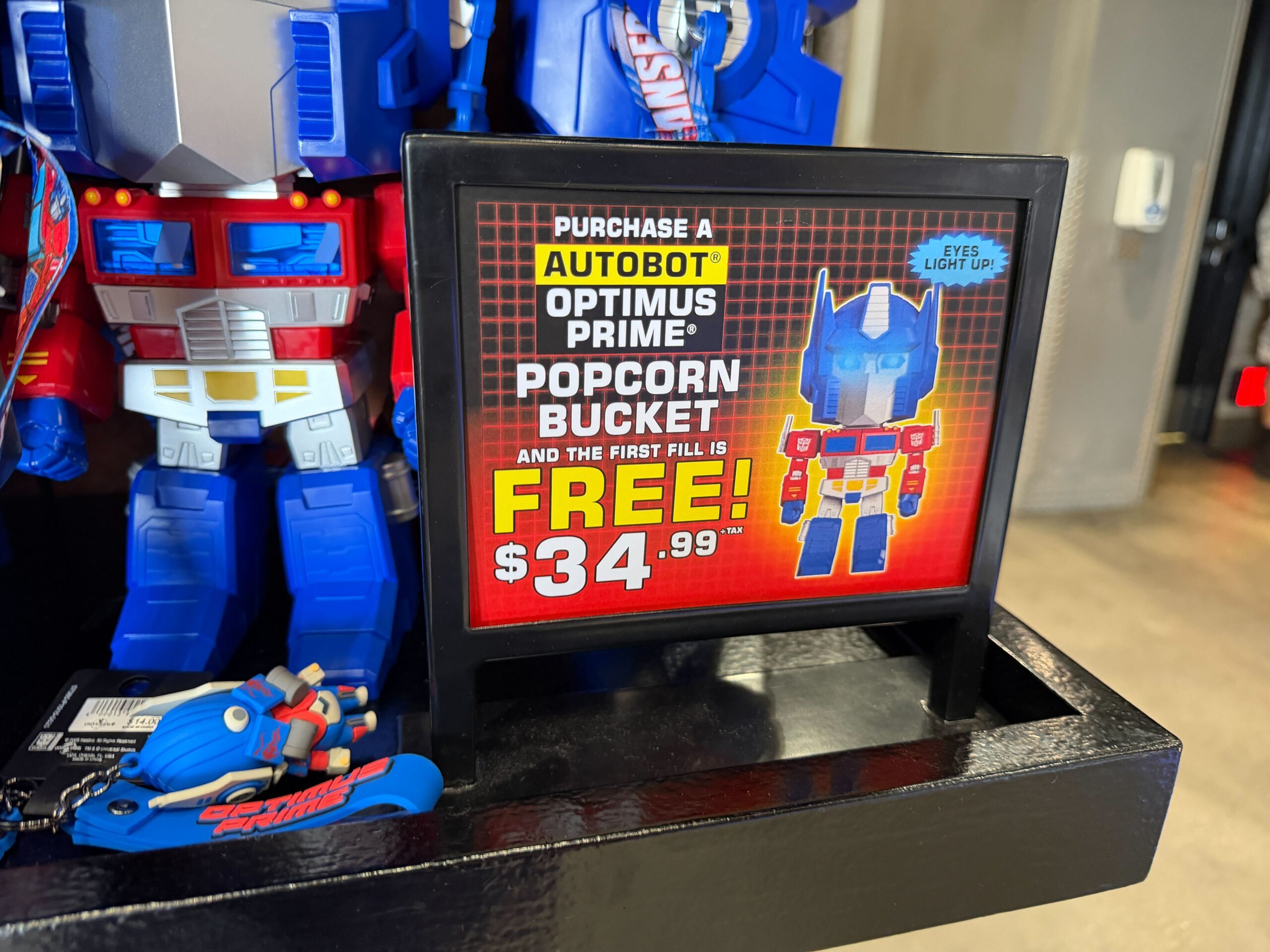 Optimus Prime popcorn bucket